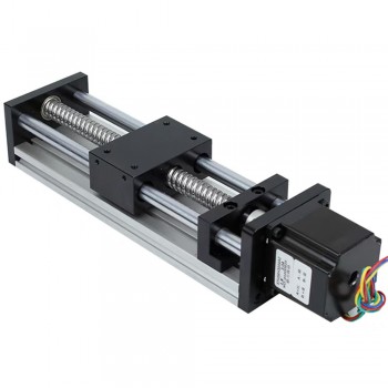 Electric CNC Linear Slide Table Motorized Ballscrew 1605 Motion Module with NEMA23 57mm Stepper Motor