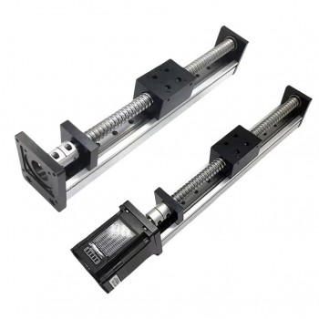 Mini Linear Slide Stage 42mm Width Single Guide Rail CNC Ball Screw Module with Neme 23 Stepper Motor