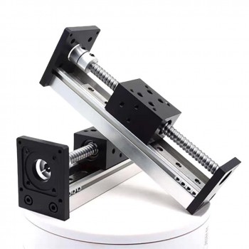 Mini Linear Slide Stage 42mm Width Single Guide Rail CNC Ball Screw Module with Neme 23 Stepper Motor