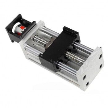 Linear Motion Guide CNC Sliding Table Linear Table Slide Fit NEMA 23 Stepper Motor/ 60mm Servo Motor