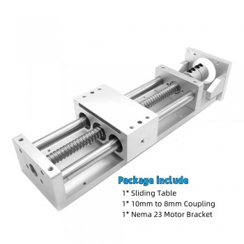 XYZ Axis CNC Sliding Table Linear Rail Guide Slide Stage Linear Motion Guide Fit Nema 23/34