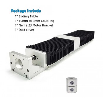 XYZ Axis CNC Sliding Table Linear Rail Guide Slide Stage Linear Motion Guide Fit Nema 23/34