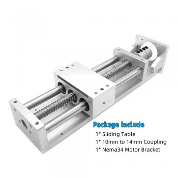 XYZ Axis CNC Sliding Table Linear Rail Guide Slide Stage Linear Motion Guide Fit Nema 23/34