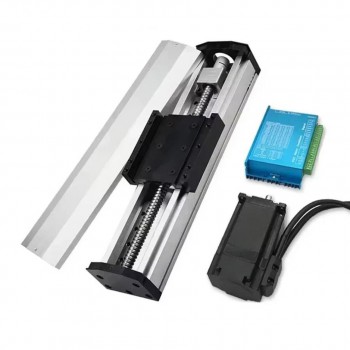 Fully Enclosed Waterproof Ballscrew CNC Slide Table Kit Motorized Linear Guide Stage Width 40mm