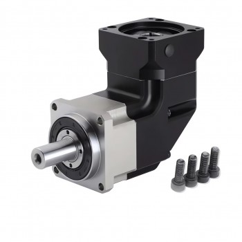 PLMG090 Right Angle Planetary Gearbox 90 Degree Gear Reducer for NEMA 34 Stepper / 90mm Servo Motor