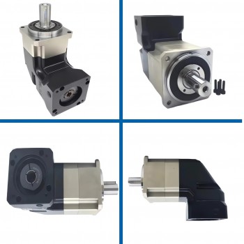 PLMG090 Right Angle Planetary Gearbox 90 Degree Gear Reducer for NEMA 34 Stepper / 90mm Servo Motor