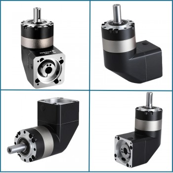PVE090 Right Angle Planetary Gearbox Speed Reducer for NEMA34 86mm Motor / 80mm Servo Motor