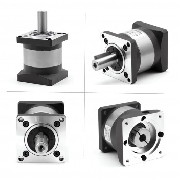 DLF Series Nema 23 Planetary Gearbox Gear Head Speed Reducer 1/4'' Input 6.35mm 8mm