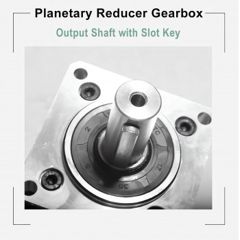 DLF Series Nema 23 Planetary Gearbox Gear Head Speed Reducer 1/4'' Input 6.35mm 8mm