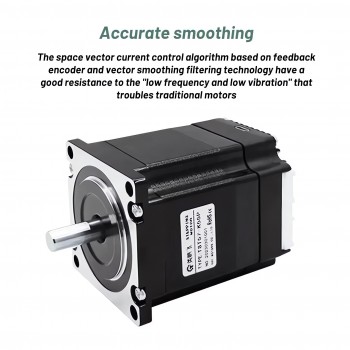 DLF Series Planetary Gearbox Gear Speed Reducer with 2Nm Integrated NEMA23 Stepper Motor Kit 14mm Output