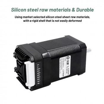 DLF Series Planetary Gearbox Gear Speed Reducer with 2Nm Integrated NEMA23 Stepper Motor Kit 14mm Output