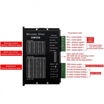 3 Axis Kit Nema 23 1.8° 3Nm 2-Phase Stepper Motor, Driver & Power Supply CNC Kit