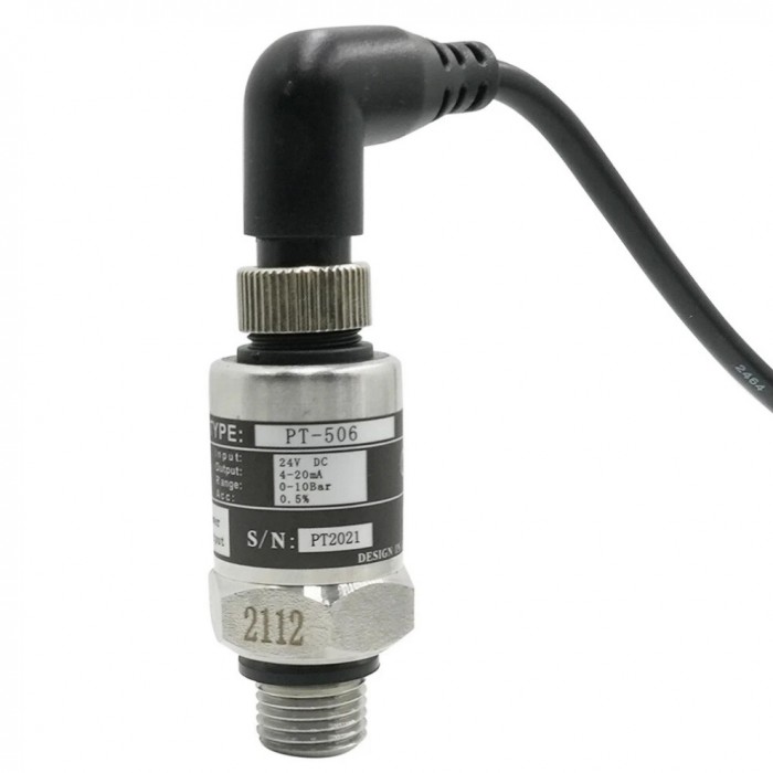 PT506 G1/4 IP68 24V Pressure Transducer Cable Pressure Transmitter Connector for Water Gas Hydraulic PT506 G1/4 IP68 24V Pressure Transducer Cable Pressure Transmitter Connector for Water Gas Hydraulic