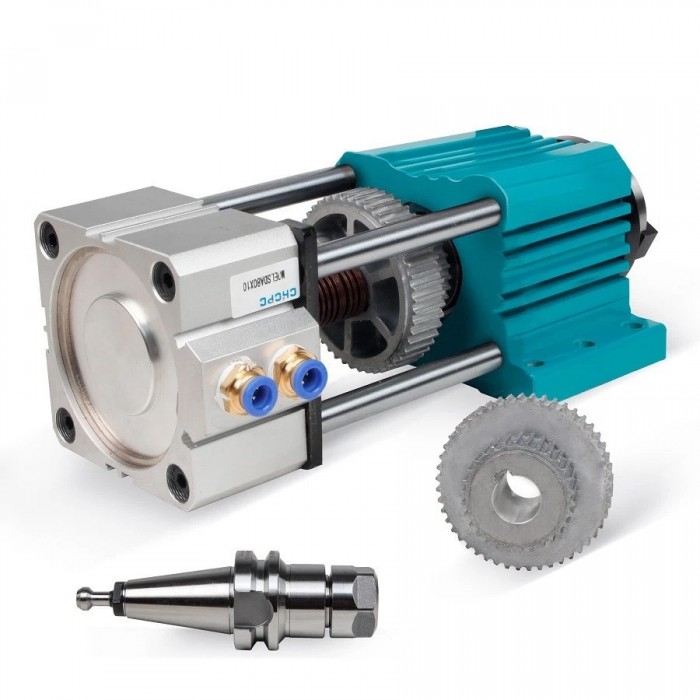 Non-powered Spindle BT30 Cylinder 5000rpm Pneumatic Tool Change Unpowered Spindle Assembly Non-powered Spindle BT30 Cylinder 5000rpm Pneumatic Tool Change Unpowered Spindle Assembly