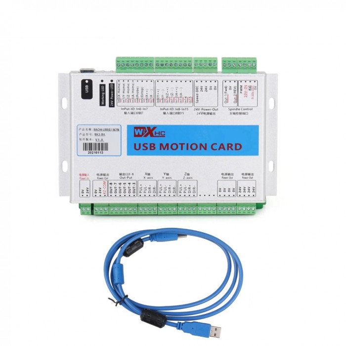 XHC 3 4 6 Axis CNC Mach4 Motion Controller Card 2000KHz USB Breakout Board XHC 3 4 6 Axis CNC Mach4 Motion Controller Card 2000KHz USB Breakout Board