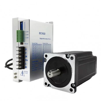 NEMA 34 Stepper Motor & Driver Kit 4.5/8.5/12Nm 3 Phase 1.8 Deg for Mid-Size CNC Milling Machine/Router