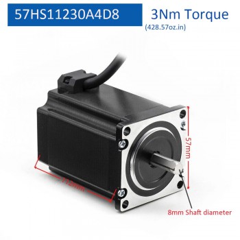 Nema 23 Stepper Motor 1.8 Deg 1.2Nm/2Nm/3Nm 57 x 57mm for 3D Print/CNC Router Mill