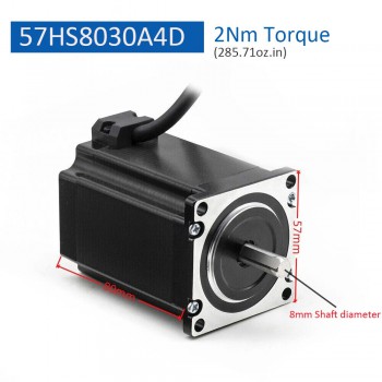 Nema 23 Stepper Motor 1.8 Deg 1.2Nm/2Nm/3Nm 57 x 57mm for 3D Print/CNC Router Mill