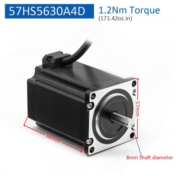Nema 23 Stepper Motor 1.8 Deg 1.2Nm/2Nm/3Nm 57 x 57mm for 3D Print/CNC Router Mill