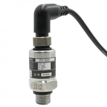 PT506 G1/4 IP68 24V Pressure Transducer Cable Pressure Transmitter Connector for Water Gas Hydraulic