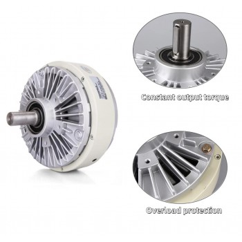 FZ-D Single-Shaft Industrial Magnetic Particle Brake 6-50Nm 24VDC IP54 CNC Magnetic Powder Brake