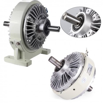 FL-S-C Dual-Shaft Magnetic Particle Clutch 6Nm-50Nm 24VDC CNC Magnetic Powder Clutch