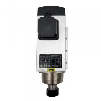 4.5KW 220V/380V Air Cooled CNC Spindle Motor Kit 24000RPM ER32 with 5.5KW VFD for CNC Router