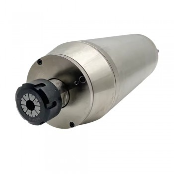 5.5KW 220V / 380V Water Cooled Spindle Motor with 5.5kw VFD 125mm Clamp ER32 Collets