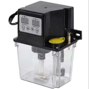 220V 1L/ 2L CNC Automatic Lubricating Oil Pump Electromagnetic Lubrication Pump without Pressure Gauge