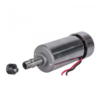 300W Air Cooled CNC Spindle Motor 52mm 48V ER11/ER16 12000RPM for PCB Wood Engraving