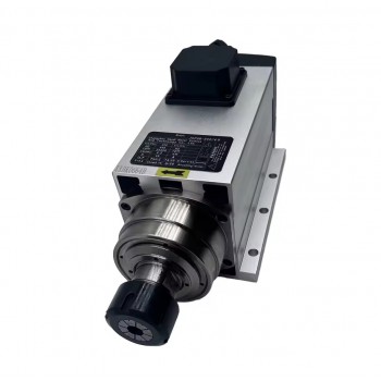 CNC Spindle Motor 4.5KW ER32 18000RPM /24000RPM 220V 380V Air Cooled Square Spindle Motor