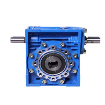 NRV-VS63 0.3-2.8KW Worm Gearbox Reducer Ratio 20:1 118-160nm with Dual Input Shaft