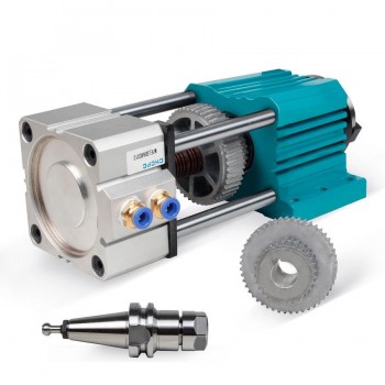 Non-powered Spindle BT30 Cylinder 5000rpm Pneumatic Tool Change Unpowered Spindle Assembly