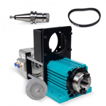 Non-powered Spindle BT30 Cylinder 5000rpm Pneumatic Tool Change Unpowered Spindle Assembly
