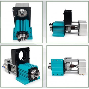 Non-powered Spindle BT30 Cylinder 5000rpm Pneumatic Tool Change Unpowered Spindle Assembly