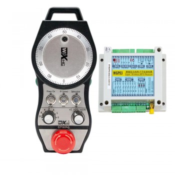 STWGP 6 Axis MPG Pendant Wireless CNC Handwheel Manual Pulse Generator+Receiver