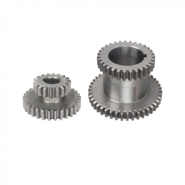CJ0618 Sliding Fixed Double Gear Set High/Low Transmission Gear Kit for Mini-Lathes CJ0618 Sliding Fixed Double Gear Set High/Low Transmission Gear Kit for Mini-Lathes