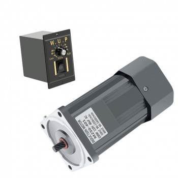 250W AC Induction Motor with Gearbox 10:1 16Nm 135RPM Gear Reduction Motor with Variable Speed Control