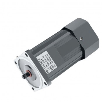 250W AC Induction Motor with Gearbox 10:1 16Nm 135RPM Gear Reduction Motor with Variable Speed Control