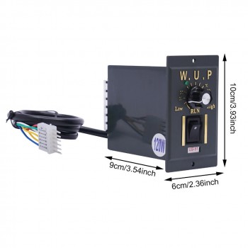 120W AC Induction Gear Motor 40:1 21Nm Single-phase with with Variable Speed Control