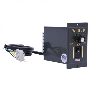 120W AC Induction Gear Motor 40:1 21Nm Single-phase with with Variable Speed Control