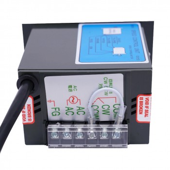 120W AC Induction Gear Motor 40:1 21Nm Single-phase with with Variable Speed Control