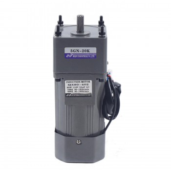 90W AC Induction Gear Motor 20:1 13Nm Single-phase with with Variable Speed Control