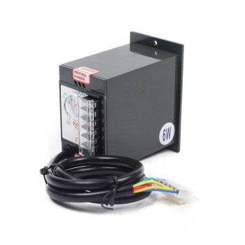 6W 7.5RPM AC Induction Motor 180:1 Single-phase with Gearbox with Speed Controller