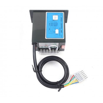6W 7.5RPM AC Induction Motor 180:1 Single-phase with Gearbox with Speed Controller