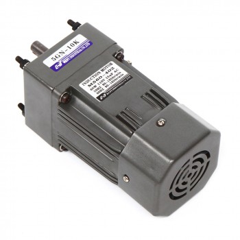 WUP 60W AC Gear Induction Motor 10:1 3.8Nm 135RPM Reversible Motor with Variable Speed Controller