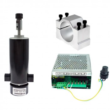 800W CNC Spindle Motor Kit Air Cooled ER11 Chuck Spindle Speed Power 52mm Clamp