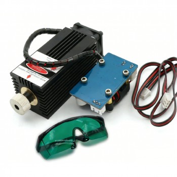 5.5W 450nm 12V 1~3A Focusing Blue Purple Laser Module Engraving Laser Tube