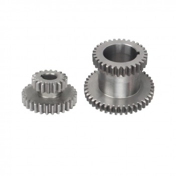 CJ0618 Sliding Fixed Double Gear Set High/Low Transmission Gear Kit for Mini-Lathes