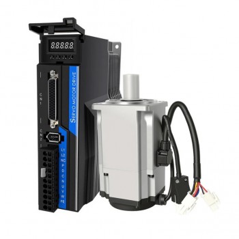 400W/750W/1KW AC Servo Motor Driver Kit 1.27Nm / 2.39Nm / 3.18Nm 3000RPM Pulse, Ethernet, Canopen with 21-bit Encoder